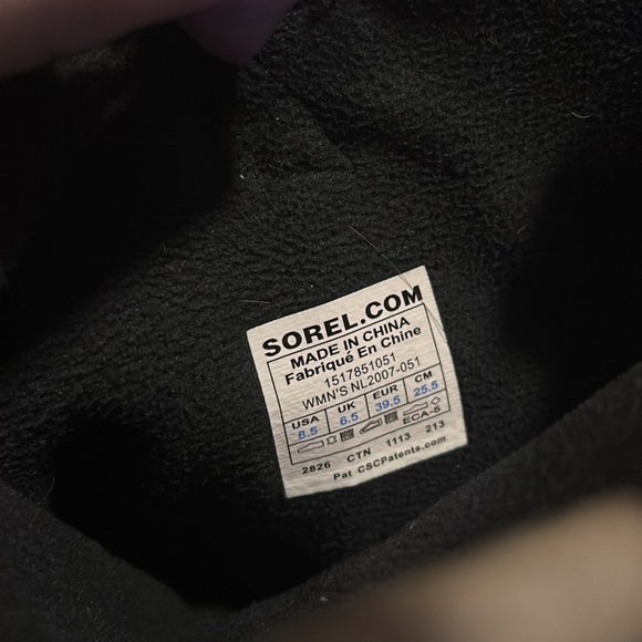 Sorel Tall Equestrian Riding Boots, shale gray waterproof, size 8.5 - Picture 5 of 7